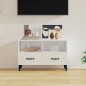 vidaXL Mobile Porta TV Bianco Lucido 80x36x50 cm in Legno Multistrato vidaXL Mobile Porta TV Bianco Lucido 80x36x50 cm in Legno Multistrato