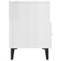 vidaXL Mobile Porta TV Bianco Lucido 80x36x50 cm in Legno Multistrato vidaXL Mobile Porta TV Bianco Lucido 80x36x50 cm in Legno Multistrato