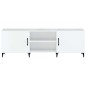 vidaXL Mobile Porta TV Bianco Lucido 150x30x50 cm in Legno Multistrato vidaXL Mobile Porta TV Bianco Lucido 150x30x50 cm in Legno Multistrato