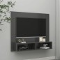 vidaXL Mobile TV a Muro Grigio 102x23,5x90 cm in Truciolato vidaXL Mobile TV a Muro Grigio 102x23,5x90 cm in Truciolato