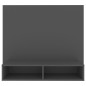 vidaXL Mobile TV a Muro Grigio 102x23,5x90 cm in Truciolato vidaXL Mobile TV a Muro Grigio 102x23,5x90 cm in Truciolato