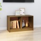 vidaXL Mobile Porta TV Marrone Miele 70x33x42 cm in Legno di Pino vidaXL Mobile Porta TV Marrone Miele 70x33x42 cm in Legno di Pino