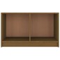 vidaXL Mobile Porta TV Marrone Miele 70x33x42 cm in Legno di Pino vidaXL Mobile Porta TV Marrone Miele 70x33x42 cm in Legno di Pino