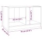 vidaXL Mobile Porta TV Marrone Miele 70x33x42 cm in Legno di Pino vidaXL Mobile Porta TV Marrone Miele 70x33x42 cm in Legno di Pino