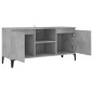 vidaXL Mobile TV con Gambe in Metallo Grigio Cemento 103,5x35x50 cm vidaXL Mobile TV con Gambe in Metallo Grigio Cemento 103,5x35x50 cm
