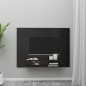 vidaXL Mobile TV a Muro Nero 135x23,5x90 cm in Truciolato vidaXL Mobile TV a Muro Nero 135x23,5x90 cm in Truciolato