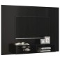 vidaXL Mobile TV a Muro Nero 135x23,5x90 cm in Truciolato vidaXL Mobile TV a Muro Nero 135x23,5x90 cm in Truciolato