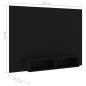 vidaXL Mobile TV a Muro Nero 135x23,5x90 cm in Truciolato vidaXL Mobile TV a Muro Nero 135x23,5x90 cm in Truciolato