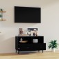 vidaXL Mobile Porta TV Nero 80x36x50 cm in Legno Multistrato vidaXL Mobile Porta TV Nero 80x36x50 cm in Legno Multistrato
