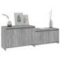 vidaXL Mobile TV Grigio Sonoma 146,5x35x50 cm in Truciolato vidaXL Mobile TV Grigio Sonoma 146,5x35x50 cm in Truciolato