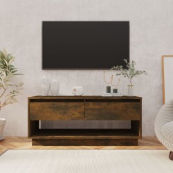 vidaXL Mobile TV Rovere Fumo 102x41x44 cm in Truciolato