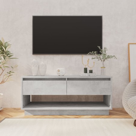 vidaXL Mobile TV Grigio Cemento 102x41x44 cm in Truciolato