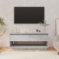 vidaXL Mobile TV Grigio Cemento 102x41x44 cm in Truciolato