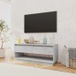 vidaXL Mobile TV Grigio Cemento 102x41x44 cm in Truciolato