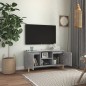 vidaXL Mobile TV con Gambe in Legno Grigio Cemento 103,5x30x50 cm vidaXL Mobile TV con Gambe in Legno Grigio Cemento 103,5x30x50 cm