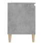 vidaXL Mobile TV con Gambe in Legno Grigio Cemento 103,5x30x50 cm vidaXL Mobile TV con Gambe in Legno Grigio Cemento 103,5x30x50 cm