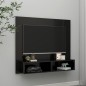 vidaXL Mobile TV a Muro Nero Lucido 102x23,5x90 cm in Truciolato vidaXL Mobile TV a Muro Nero Lucido 102x23,5x90 cm in Truciolato