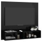 vidaXL Mobile TV a Muro Nero Lucido 102x23,5x90 cm in Truciolato vidaXL Mobile TV a Muro Nero Lucido 102x23,5x90 cm in Truciolato