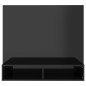 vidaXL Mobile TV a Muro Nero Lucido 102x23,5x90 cm in Truciolato vidaXL Mobile TV a Muro Nero Lucido 102x23,5x90 cm in Truciolato