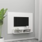 vidaXL Mobile TV a Muro Bianco 135x23,5x90 cm in Truciolato vidaXL Mobile TV a Muro Bianco 135x23,5x90 cm in Truciolato