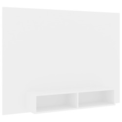 vidaXL Mobile TV a Muro Bianco 135x23,5x90 cm in Truciolato