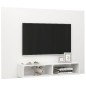 vidaXL Mobile TV a Muro Bianco 135x23,5x90 cm in Truciolato vidaXL Mobile TV a Muro Bianco 135x23,5x90 cm in Truciolato