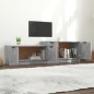 vidaXL Mobile Porta TV Grigio Cemento 158,5x36x45 cm Legno Multistrato vidaXL Mobile Porta TV Grigio Cemento 158,5x36x45 cm Legno Multistrato