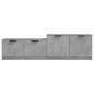 vidaXL Mobile Porta TV Grigio Cemento 158,5x36x45 cm Legno Multistrato vidaXL Mobile Porta TV Grigio Cemento 158,5x36x45 cm Legno Multistrato