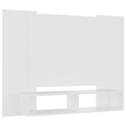 vidaXL Mobile TV a Muro Bianco 120x23,5x90 cm in Truciolato