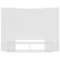 vidaXL Mobile TV a Muro Bianco 120x23,5x90 cm in Truciolato vidaXL Mobile TV a Muro Bianco 120x23,5x90 cm in Truciolato