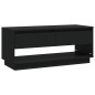 vidaXL Mobile TV Nero 102x41x44 cm in Truciolato