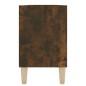 vidaXL Mobile TV con Gambe in Legno Massello Rovere Fumo 103,5x30x50cm vidaXL Mobile TV con Gambe in Legno Massello Rovere Fumo 103,5x30x50cm