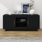 vidaXL Mobile Porta TV Nero 102x35x45 cm in Legno Multistrato vidaXL Mobile Porta TV Nero 102x35x45 cm in Legno Multistrato