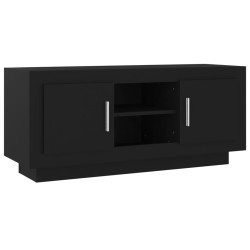 vidaXL Mobile Porta TV Nero 102x35x45 cm in Legno Multistrato
