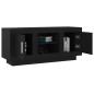 vidaXL Mobile Porta TV Nero 102x35x45 cm in Legno Multistrato vidaXL Mobile Porta TV Nero 102x35x45 cm in Legno Multistrato