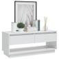 vidaXL Mobile TV Bianco Lucido 102x41x44 cm in Truciolato vidaXL Mobile TV Bianco Lucido 102x41x44 cm in Truciolato