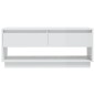 vidaXL Mobile TV Bianco Lucido 102x41x44 cm in Truciolato vidaXL Mobile TV Bianco Lucido 102x41x44 cm in Truciolato