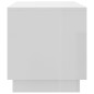 vidaXL Mobile TV Bianco Lucido 102x41x44 cm in Truciolato vidaXL Mobile TV Bianco Lucido 102x41x44 cm in Truciolato