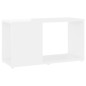 vidaXL Mobile TV Bianco Lucido 60x24x32 cm in Truciolato vidaXL Mobile TV Bianco Lucido 60x24x32 cm in Truciolato