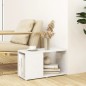 vidaXL Mobile TV Bianco Lucido 60x24x32 cm in Truciolato vidaXL Mobile TV Bianco Lucido 60x24x32 cm in Truciolato
