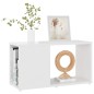 vidaXL Mobile TV Bianco Lucido 60x24x32 cm in Truciolato vidaXL Mobile TV Bianco Lucido 60x24x32 cm in Truciolato