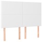 Testiere 4 pz Bianche 72x5x78/88 cm in Similpelle Testiere 4 pz Bianche 72x5x78/88 cm in Similpelle