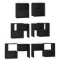 vidaXL Mobile TV Nero 104x30x52 cm in Truciolato vidaXL Mobile TV Nero 104x30x52 cm in Truciolato