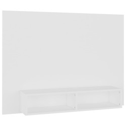 vidaXL Mobile TV a Muro Bianco 120x23,5x90 cm in Truciolato