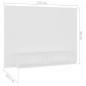 vidaXL Mobile TV a Muro Bianco 120x23,5x90 cm in Truciolato vidaXL Mobile TV a Muro Bianco 120x23,5x90 cm in Truciolato
