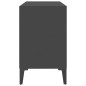 vidaXL Mobile TV con Gambe in Metallo Grigio 69,5x30x50 cm vidaXL Mobile TV con Gambe in Metallo Grigio 69,5x30x50 cm