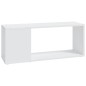 vidaXL Mobile Porta TV Bianco 80x24x32 cm in Legno Multistrato vidaXL Mobile Porta TV Bianco 80x24x32 cm in Legno Multistrato