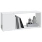 vidaXL Mobile Porta TV Bianco 80x24x32 cm in Legno Multistrato vidaXL Mobile Porta TV Bianco 80x24x32 cm in Legno Multistrato