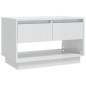 vidaXL Mobile Porta TV Bianco Lucido 70x41x44 cm in Truciolato vidaXL Mobile Porta TV Bianco Lucido 70x41x44 cm in Truciolato