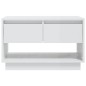 vidaXL Mobile Porta TV Bianco Lucido 70x41x44 cm in Truciolato vidaXL Mobile Porta TV Bianco Lucido 70x41x44 cm in Truciolato